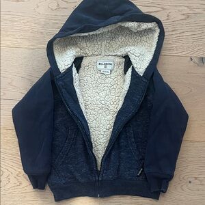 Billabong Dark Blue Kids Sherpa Hoodie
